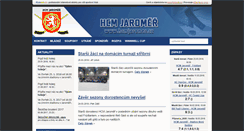 Desktop Screenshot of hcmjaromer.cz