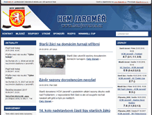 Tablet Screenshot of hcmjaromer.cz